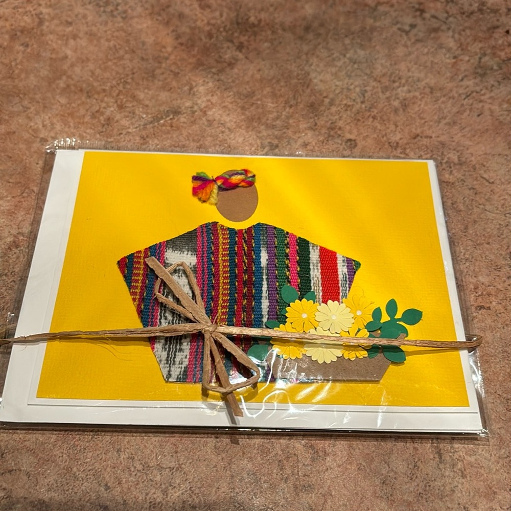 Set of 2 Handmade Culturally Diverse Greeting Cards